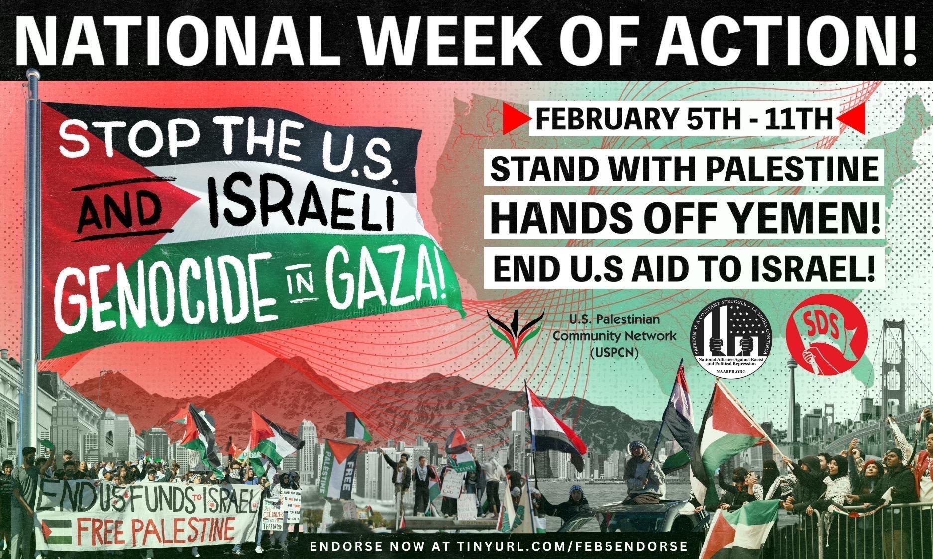 Dallas Week of Action for Palestine, Feb 5ᵗʰ-11ᵗʰ
